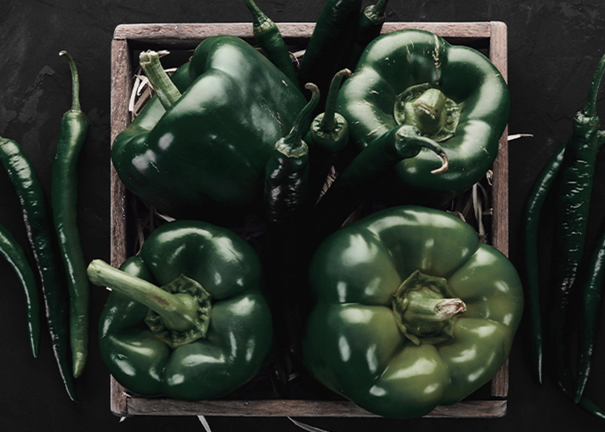 Canvastavla - Green Pepper