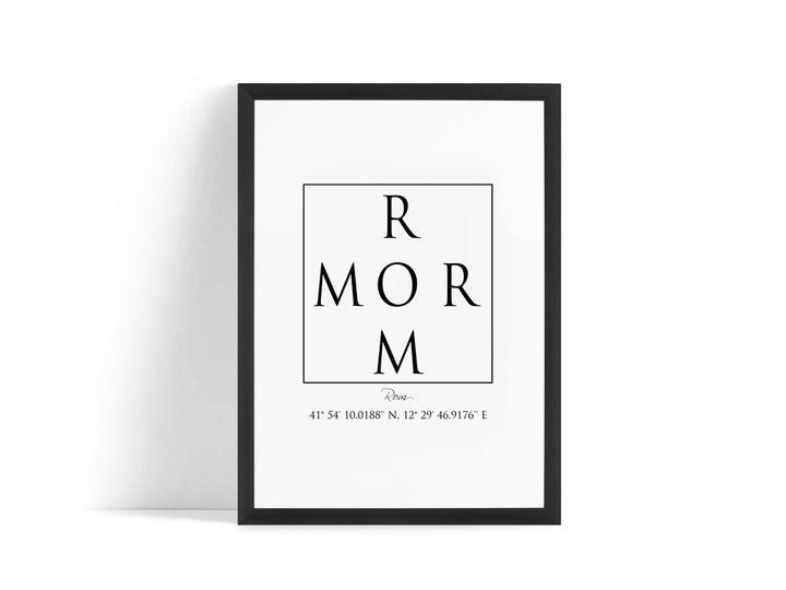 Poster - Rom Coordinates