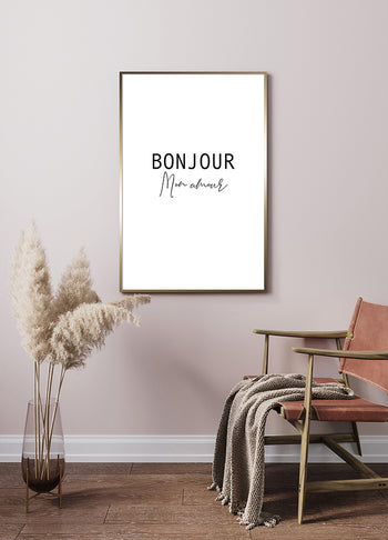 Poster - Bonjour